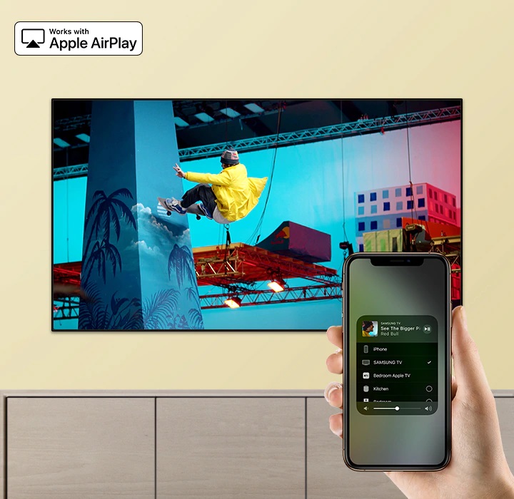 قابلیت اتصال به AirPlay 2 در تلویزیون 65RU7090